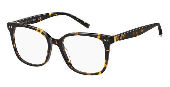 Tommy Hilfiger TH 2214/US - Havana, Acetate, Rectangle frame