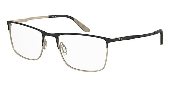 Under Armour UA 5097XL/G - Matte Black Gold, Other, Rectangle frame