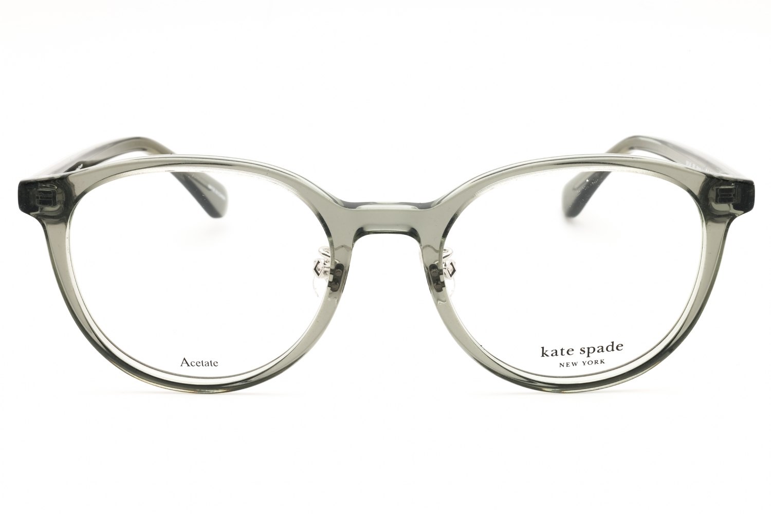 Kate Spade SKYLA/F - Grey, Plastic, Round frame