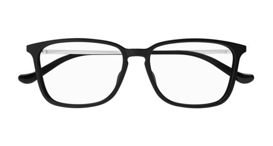 Gucci GG1609OA - Black Silver, Acetate, Rectangle frame