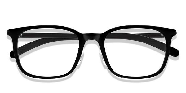 Montblanc MB0418OJ - Black, Plastic, Rectangle frame