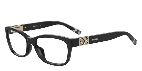 Missoni Mis 0163/G - Black, Plastic, Rectangle frame