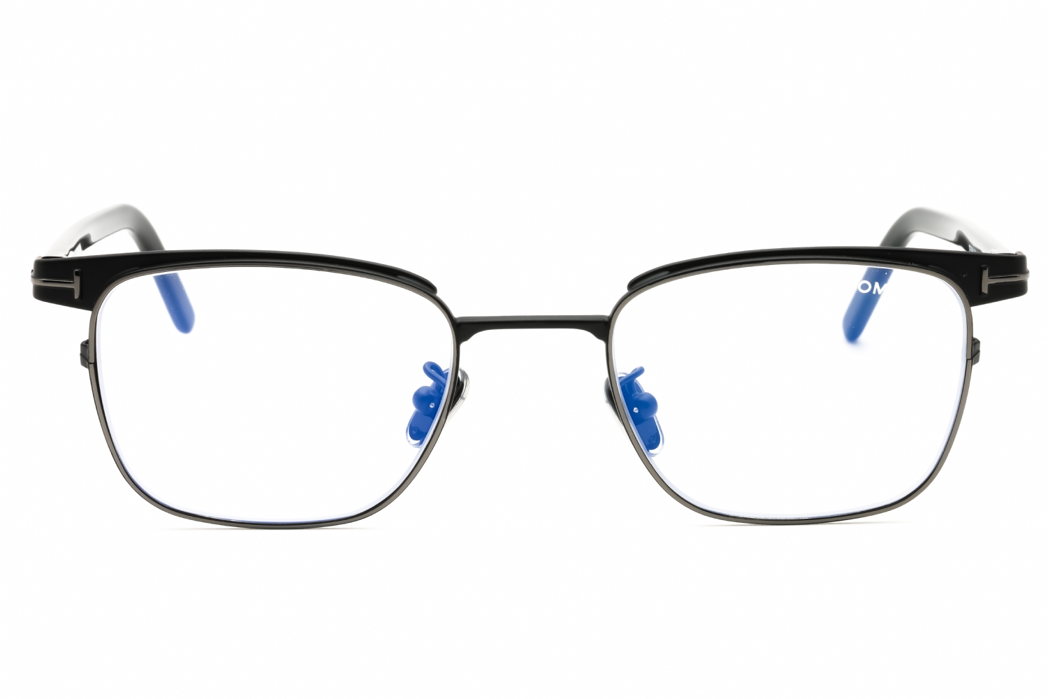 Tom Ford FT5854-D-B - Black/other/clear, Metal, Rectangle frame