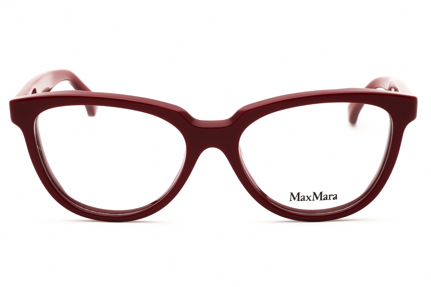 Max Mara MM5143 - Shiny RED, Acetate, Cat Eye frame