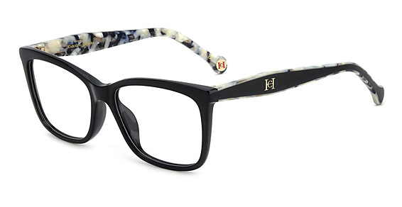Carolina Herrera HER 0260/G - Black, Acetate, Rectangle frame