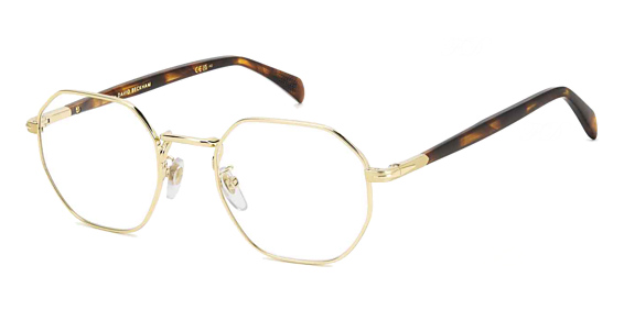David Beckham DB 1133 - Gd Bwhorn, Metal, Geometric frame