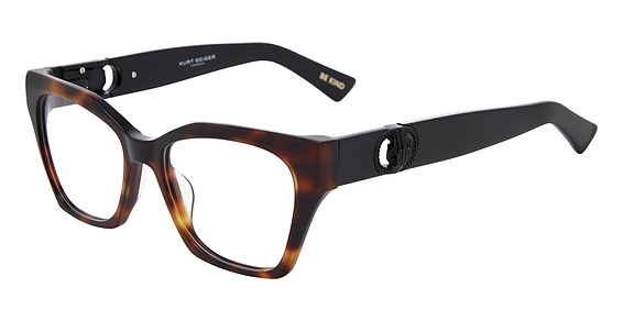 KURT GEIGER Kgl5016 - Havana, Acetate, Rectangle frame