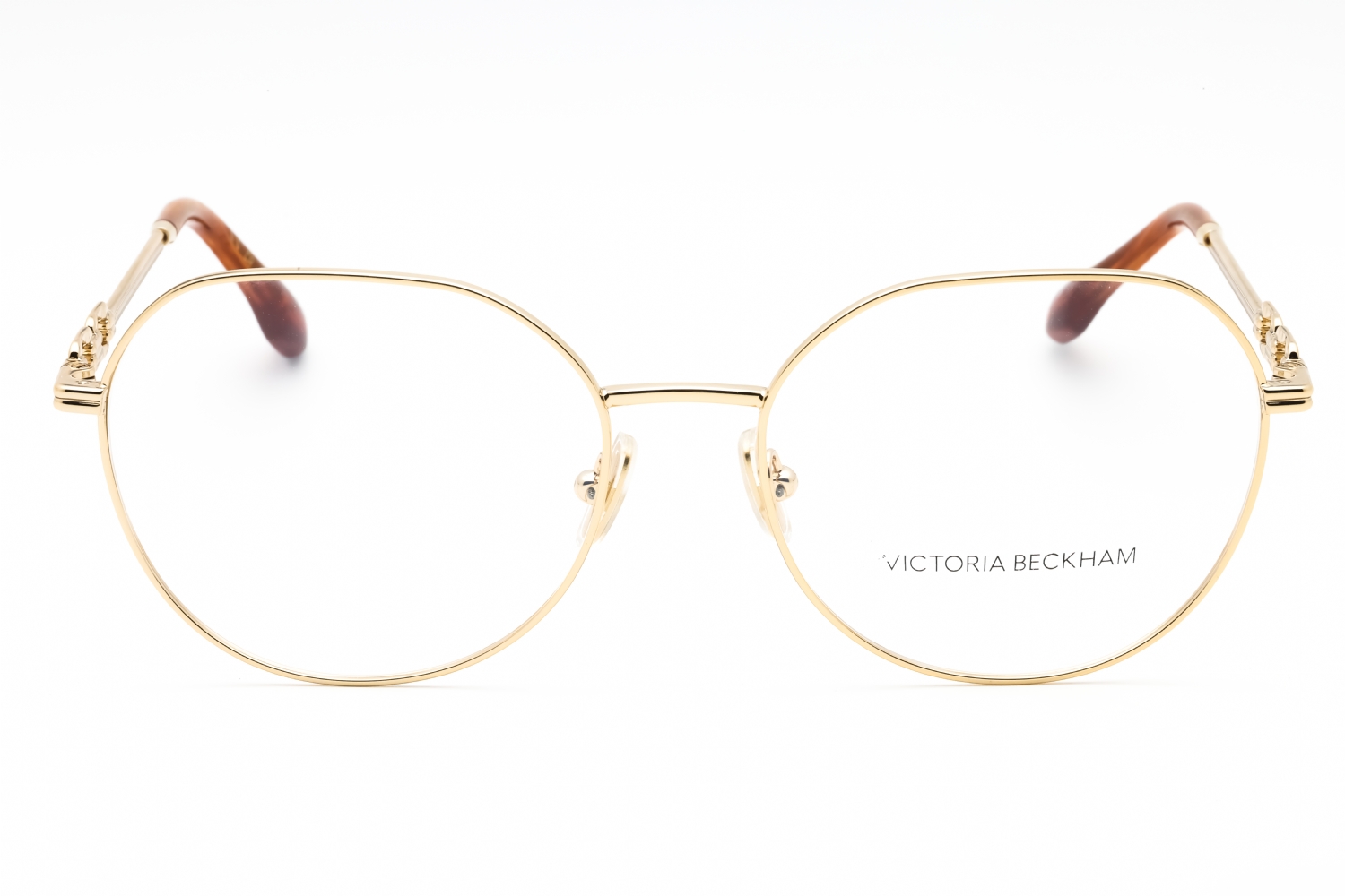 Victoria Beckham VB2129 - Gold, Metal, Round frame