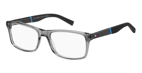 Tommy Hilfiger TH 2044 - Grey, Acetate, Rectangle frame