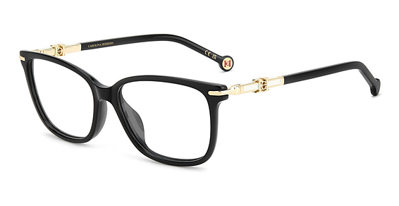 Carolina Herrera HER 0381/G - Black, Acetate, Rectangle frame