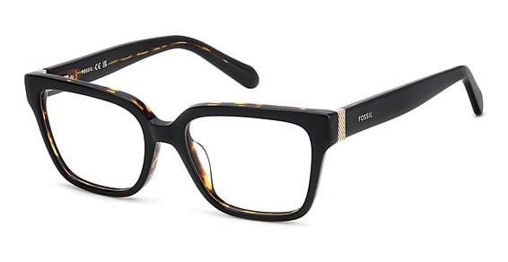 Fossil FOS 7189/US - Black, Acetate, Rectangle frame