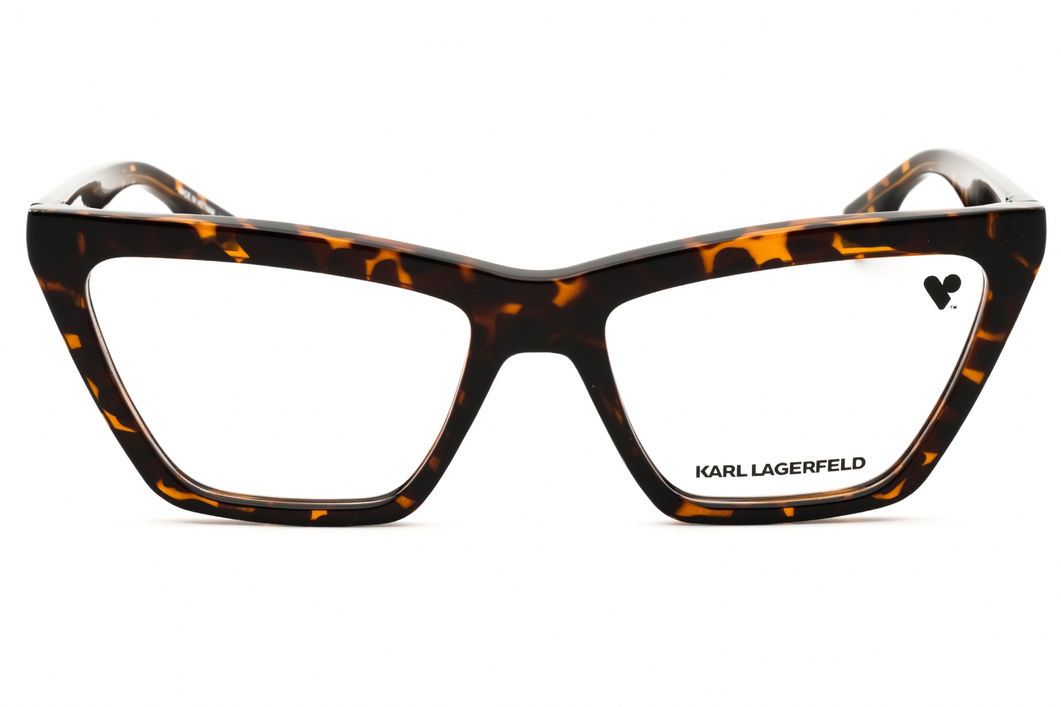 Karl Lagerfeld KL6195 - Dark Tortoise, Acetate, Cat Eye frame