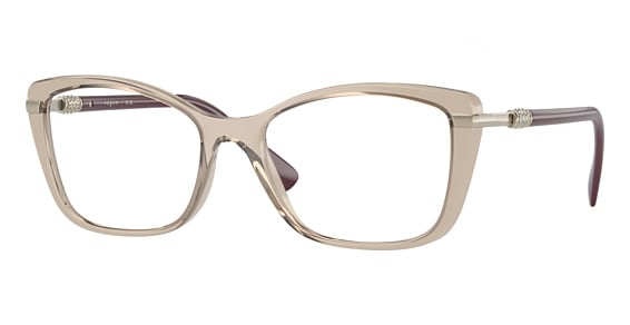 Vogue VO5487B - Transparent Light Brown, Acetate, Cat Eye frame