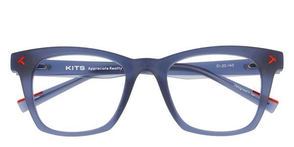KITS Harvey - Matte Transparent Navy, Acetate, Cat Eye frame