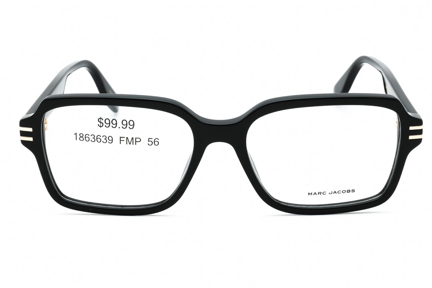 Marc Jacobs MARC 607 - Black, Plastic, Rectangle frame