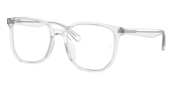 Ray-Ban RX5411D - Transparent, Plastic, Rectangle frame