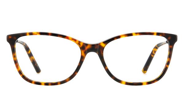 Carolina Herrera Her 0197 - Havana Gold, Plastic, Rectangle frame