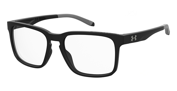Under Armour UA 5042 - Matte Black, Plastic, Rectangle frame