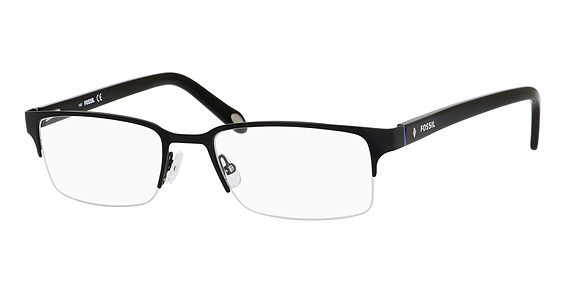 Fossil FOS 6024 - Mtblk Bk M, Stainless Steel, Rectangle frame