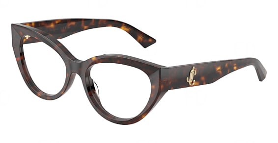 Jimmy Choo JC3070U - Havana, Plastic, Mixed Shapes frame