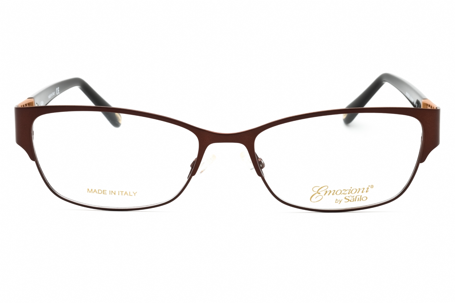 Emozioni EM 4387 - Brown, Metal, Rectangle frame