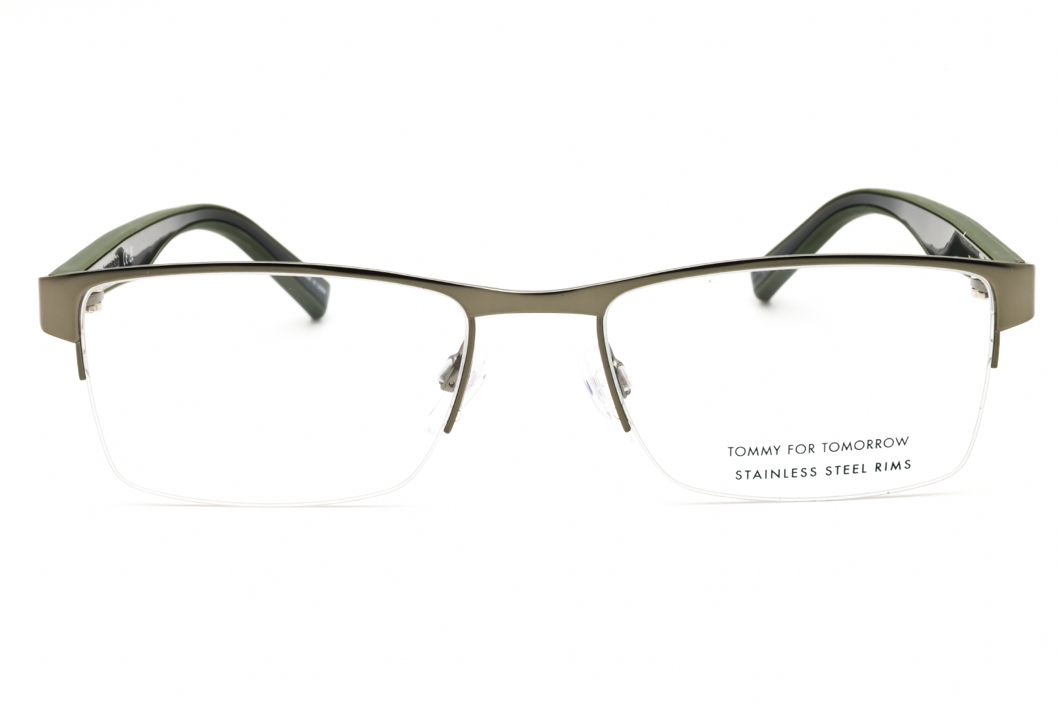 Tommy Hilfiger TH 2047 - Mtdk Ruthenium, Metal, Rectangle frame