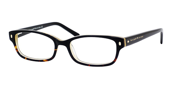 Kate Spade Lucyann/US - Black Tort, Acetate, Rectangle frame