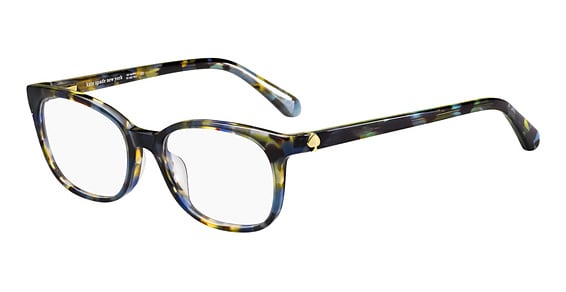 Kate Spade Luella/US - Blue, Acetate, Rectangle frame