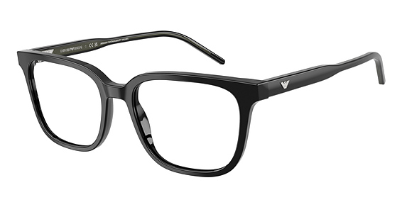 Emporio Armani EA3258 - Shiny Black, Plastic, Rectangle frame