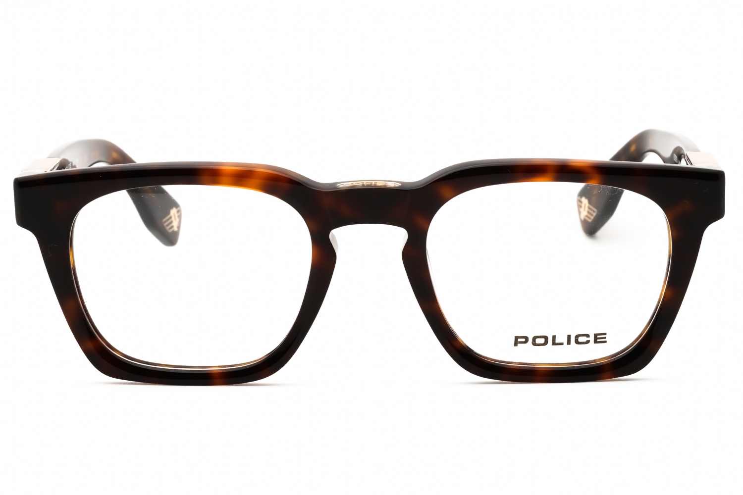 Police VPLN64M - Shiny Havana, Acetate, Rectangle frame