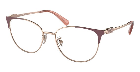 COACH HC5148 - Shiny Rose Gold, Metal, Cat Eye frame