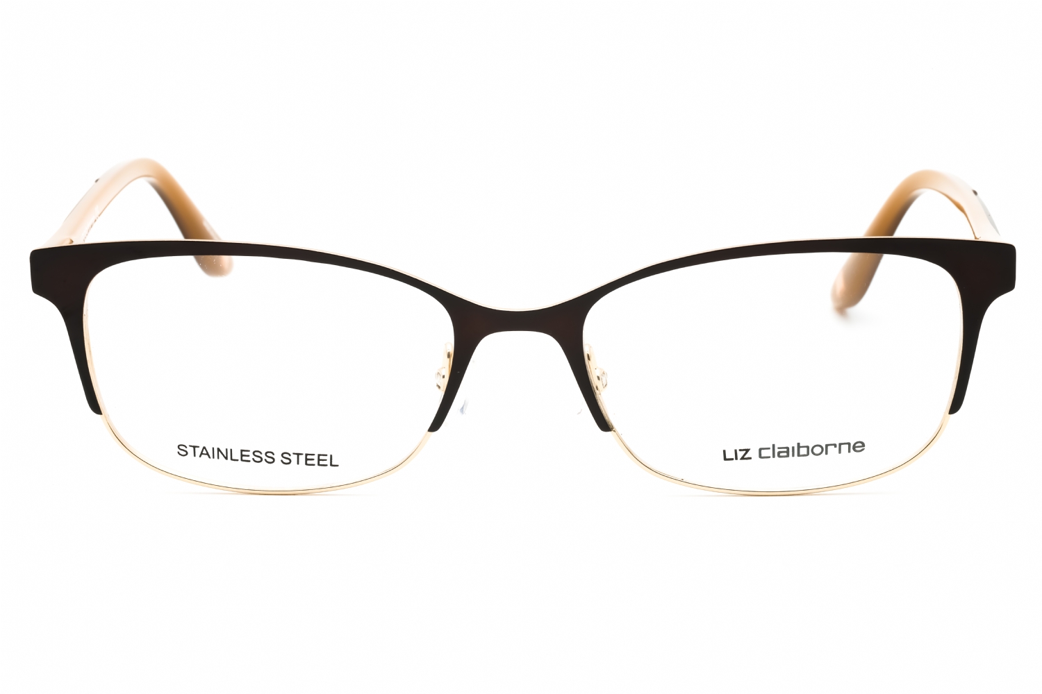 Liz Claiborne L 644 - Mtbrw GLD, Metal, Rectangle frame