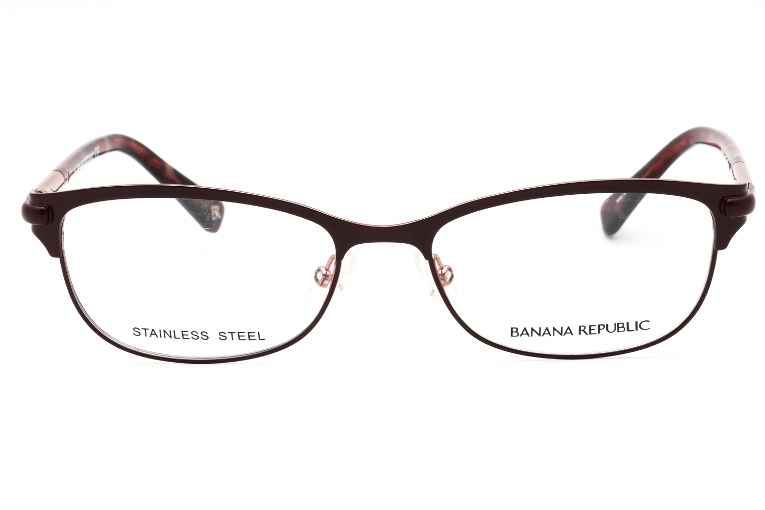 Banana Republic Serafina - Burgundy, Metal, Rectangle frame