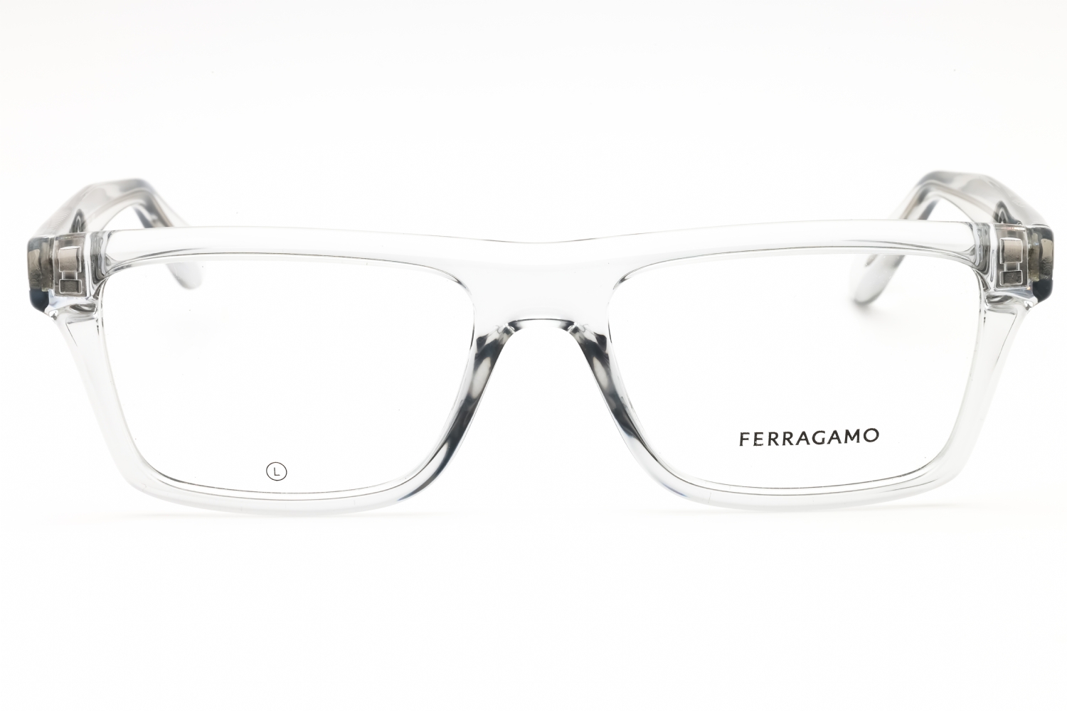 Salvatore Ferragamo SF2988 - Light Crystal Grey, Acetate, Rectangle frame