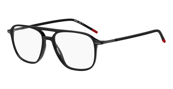 HUGO HG 1232 - Black, Acetate, Aviator frame