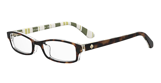 Kate Spade Elisabeth/3 - Havana, Acetate, Rectangle frame