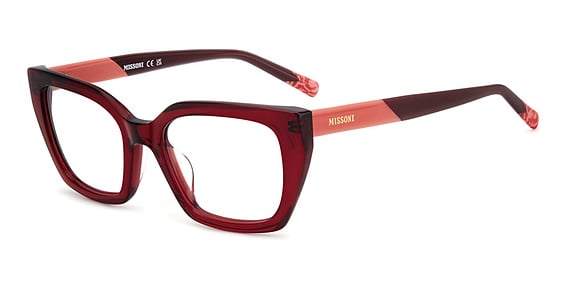 Missoni MIS 0225/G - Burgundy, Acetate, Rectangle frame