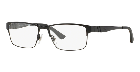 Polo PH1147 - Matte Black, Metal, Rectangle frame