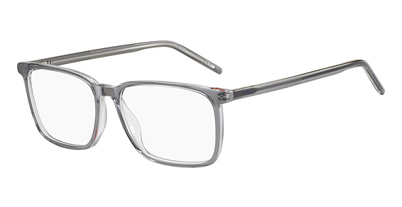 HUGO HG 1097 - Grey Crystal, Acetate, Rectangle frame