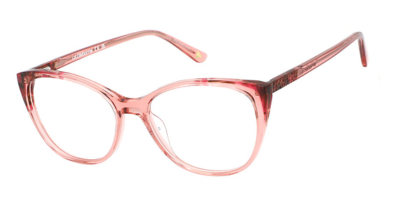 Liz Claiborne L 687 - Pink Crystal, Acetate, Cat Eye frame
