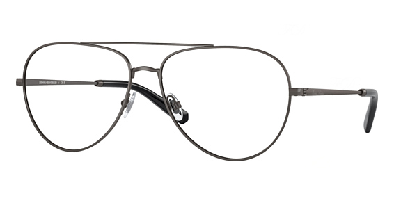 Brooks Brothers BB1106 - Matte Gunmetal, Metal, Aviator frame
