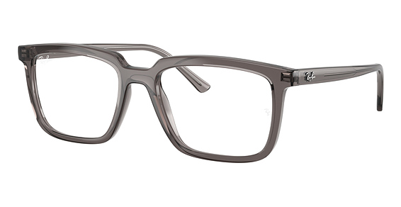 Ray-Ban RX7239F ALAIN - Transparent Grey, Plastic, Rectangle frame
