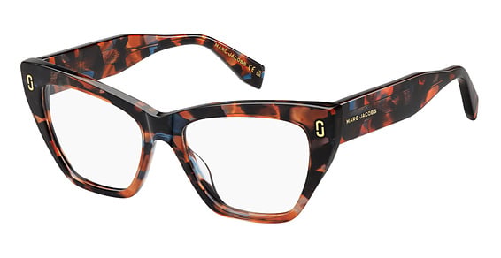 Marc Jacobs MJ 1129 - Brown Blue Havana, Acetate, Cat Eye frame