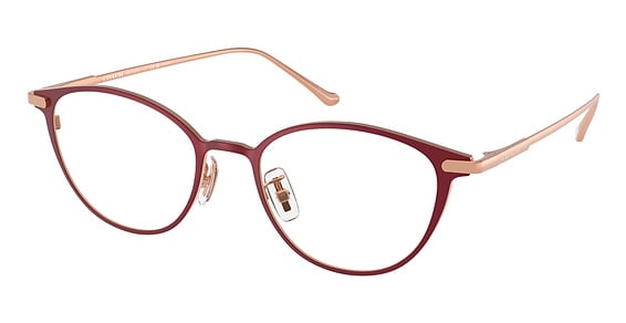 COACH HC5181TD - Satin Burgundy, Titanium, Oval frame