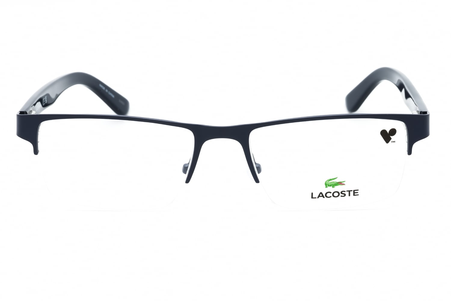 Lacoste L2237 - Matte Blue, Metal, Rectangle frame
