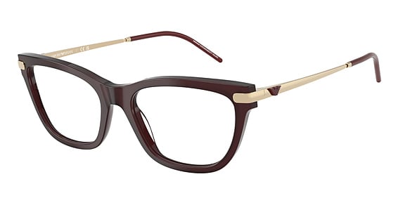 Emporio Armani EA3262 - Shiny Opal Bordeaux, Plastic, Cat Eye frame