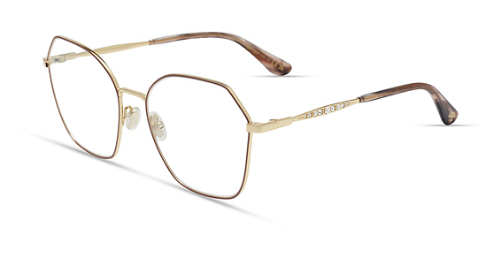 Stuart Weitzman WZN 1038/G - Gold Brown, Metal, Cat Eye frame