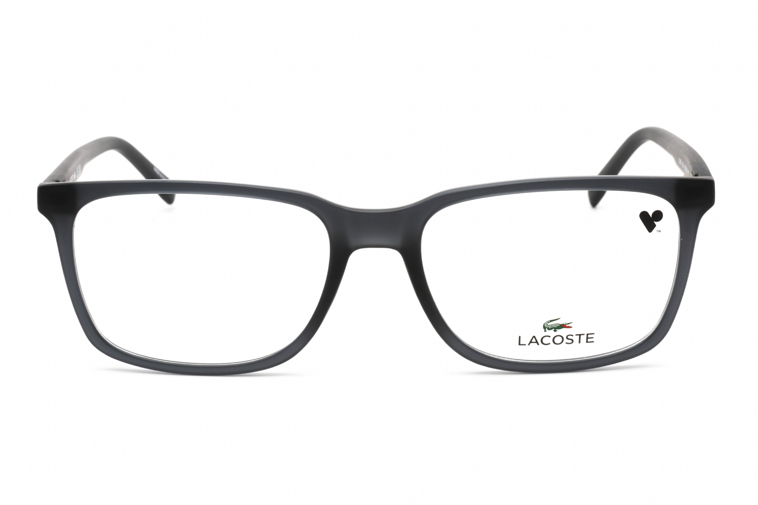 Lacoste L2859N - Matte Dark Grey, Acetate, Rectangle frame