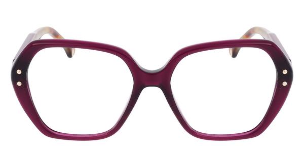Carolina Herrera HER 0315 - Plum, Acetate, Geometric frame