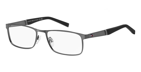 Tommy Hilfiger TH 2082 - Matte Dark Ruthenium, Metal, Rectangle frame